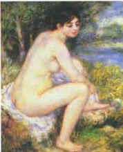 Pierre Renoir  Female Nude in a Landscape Germany oil painting art